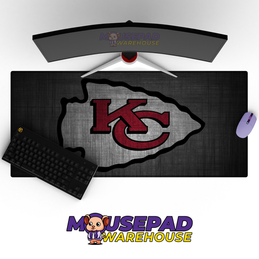 Kansas City Chiefs V3 Mousepad Deskmat Mockup