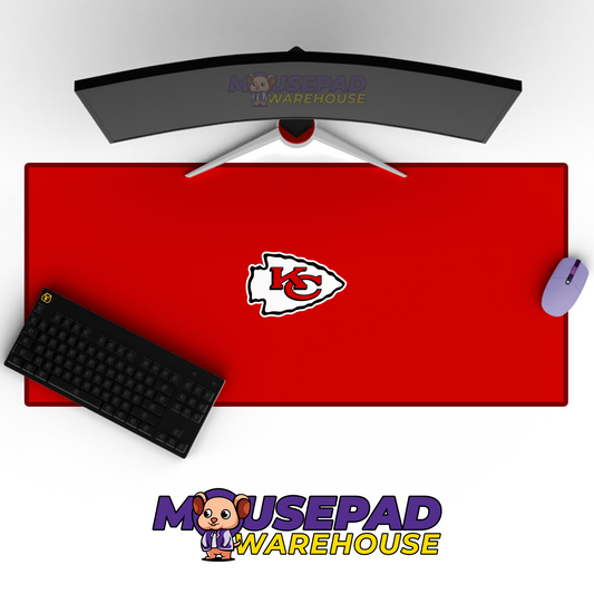 Kansas City Chiefs V7 Mousepad Deskmat Mockup
