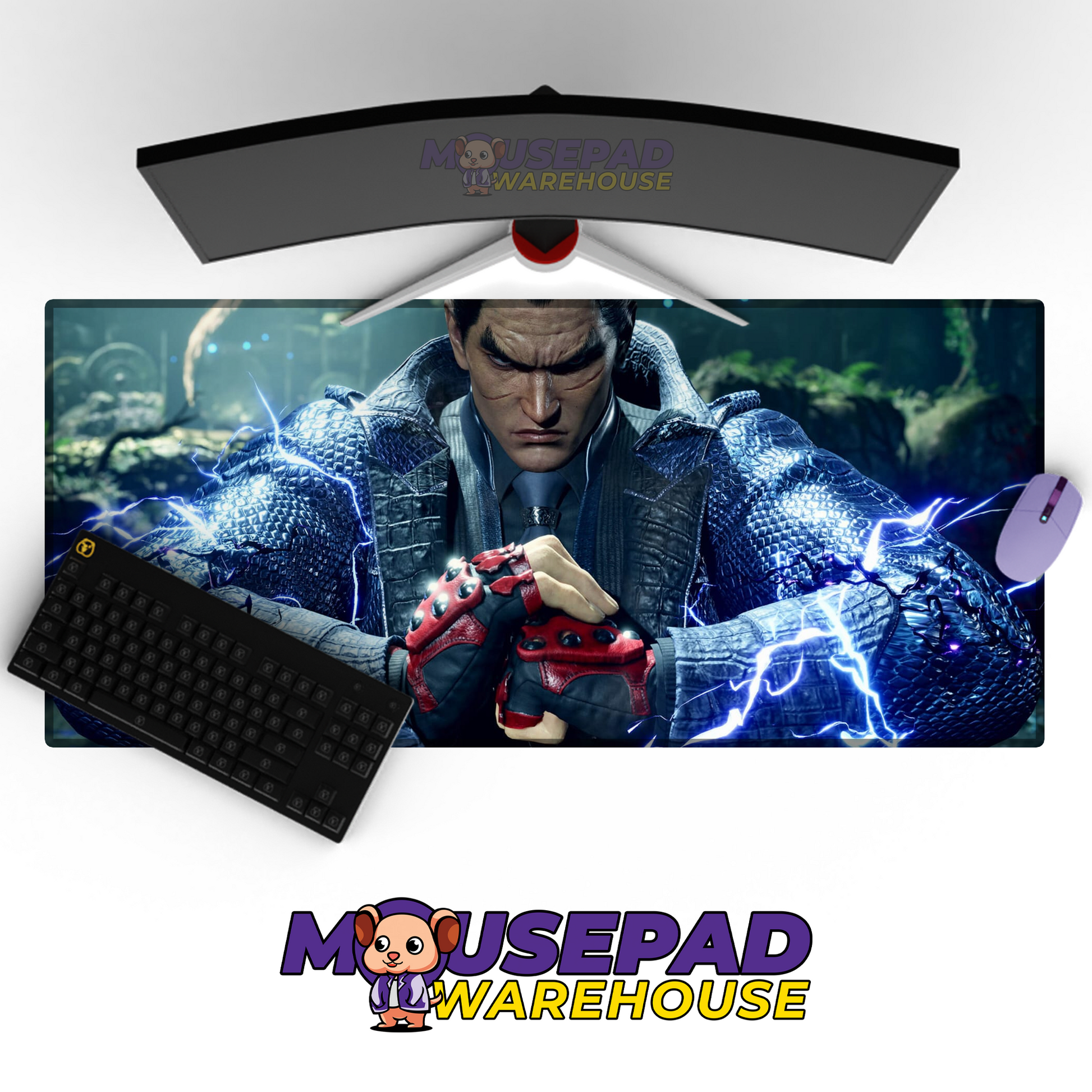 Kazuya Mishima Tekken V10 Mousepad Mockup