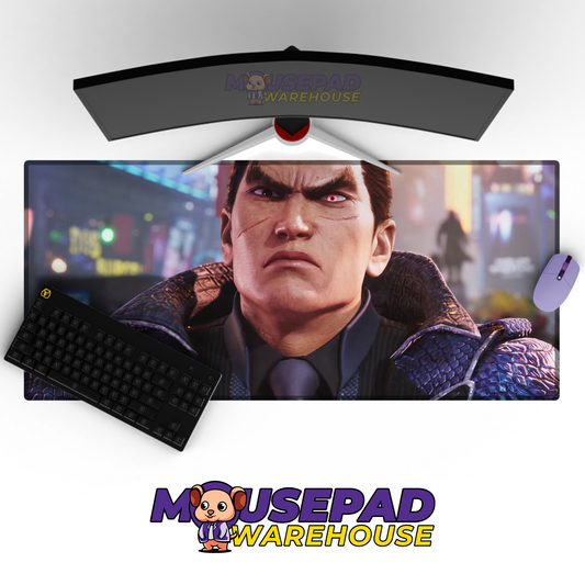 Kazuya Mishima Tekken V11 Mousepad Mockup