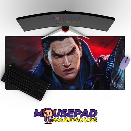 Kazuya Mishima Tekken V12 Mousepad Mockup