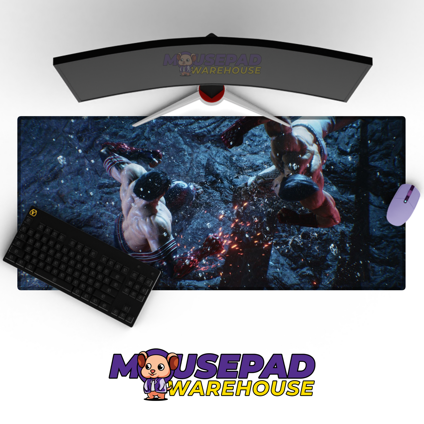 Kazuya Mishima Tekken V13 Mousepad Mockup