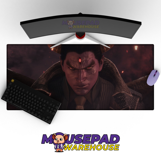 Kazuya Mishima Tekken V16 Mousepad Mockup