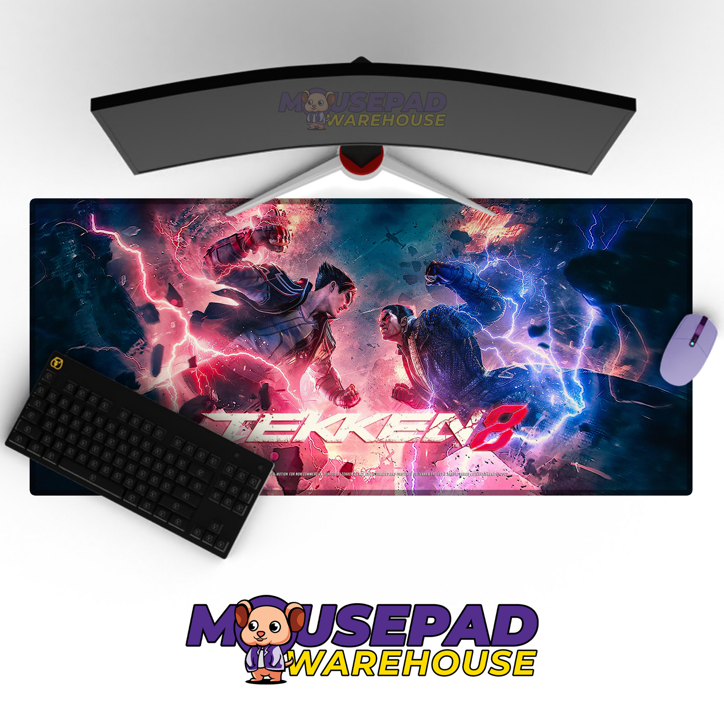 Kazuya Mishima Tekken V17 Mousepad Mockup