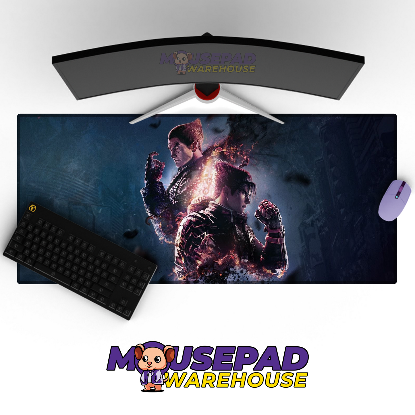Kazuya Mishima Tekken V19 Mousepad Mockup