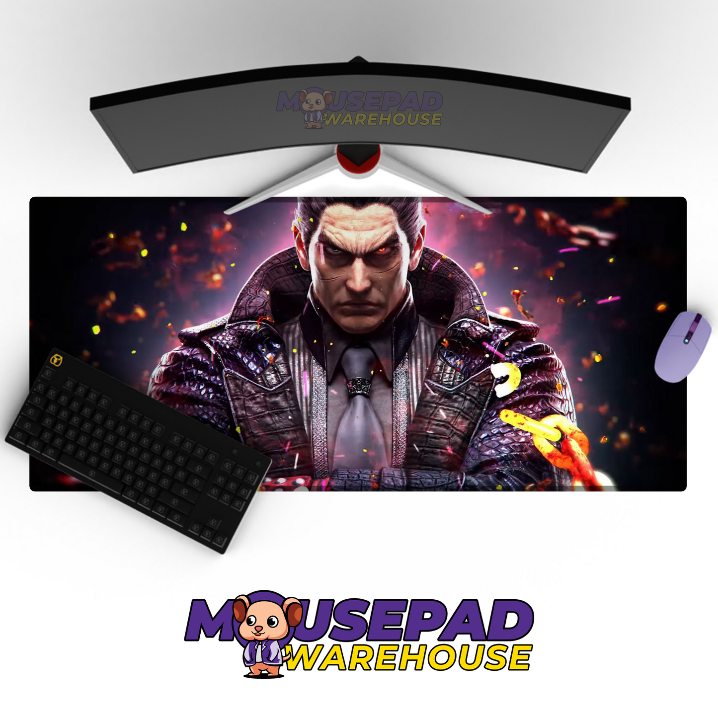 Kazuya Mishima Tekken V1 Mousepad Mockup