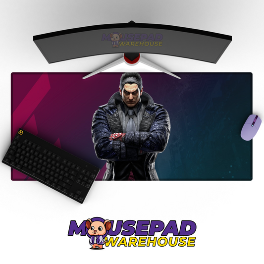 Kazuya Mishima Tekken V20 Mousepad Mockup