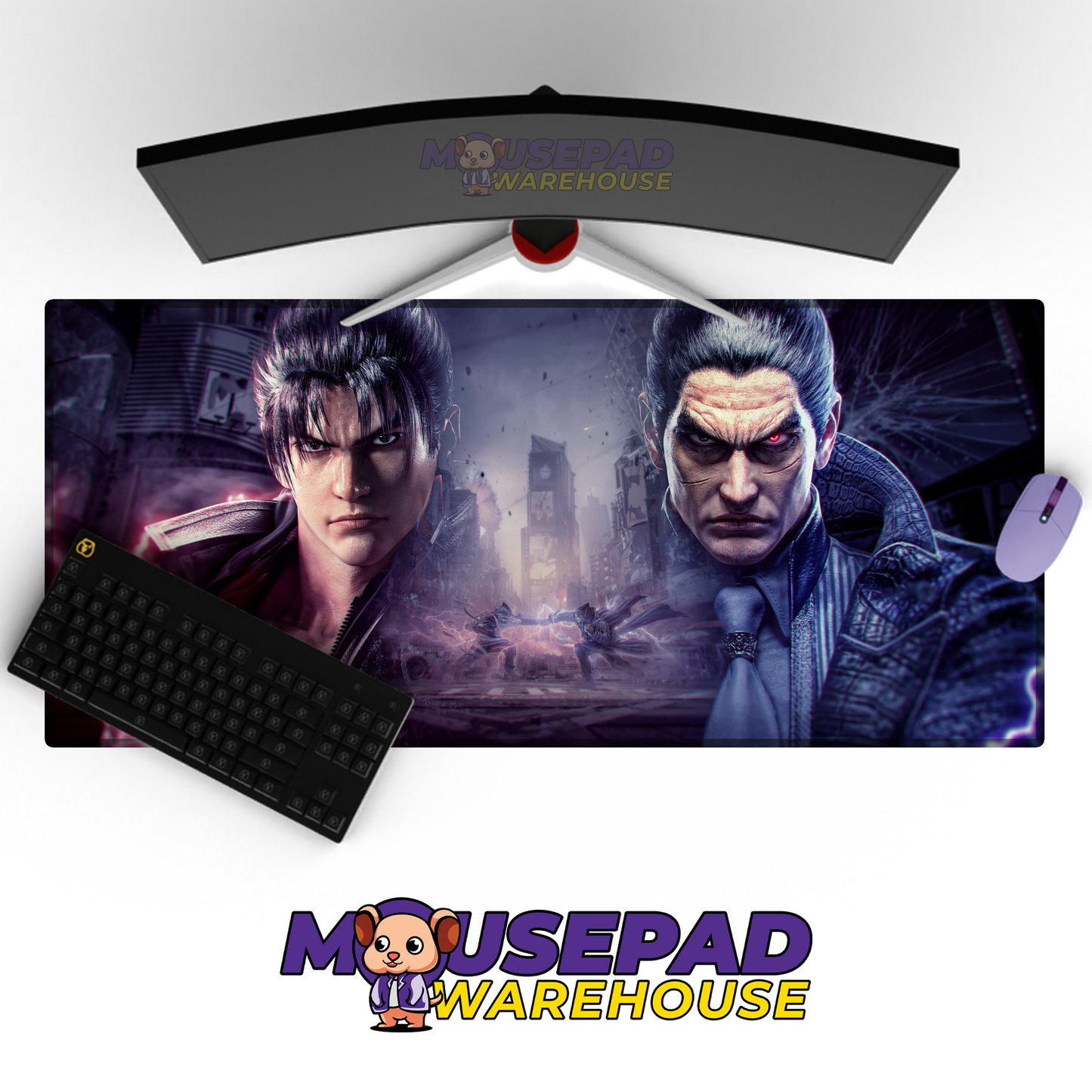 Kazuya Mishima Tekken V22 Mousepad Mockup