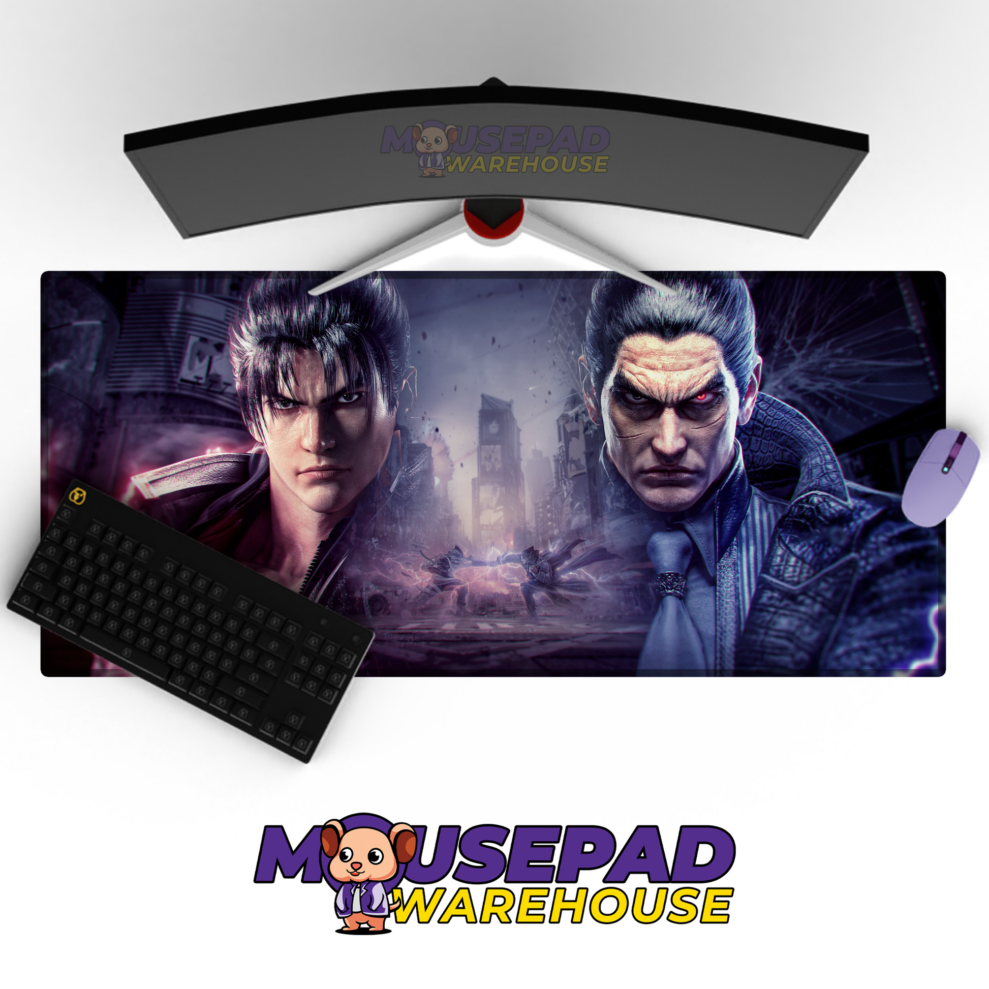 Kazuya Mishima Tekken V22 Mousepad Mockup