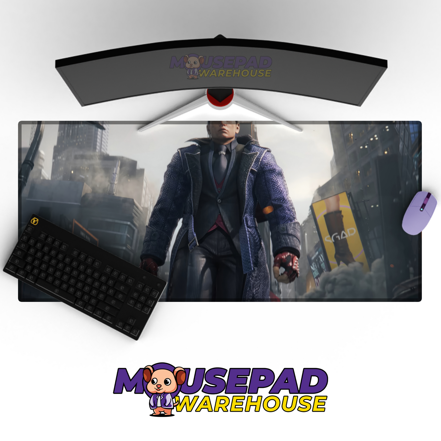 Kazuya Mishima Tekken V2 Mousepad Mockup
