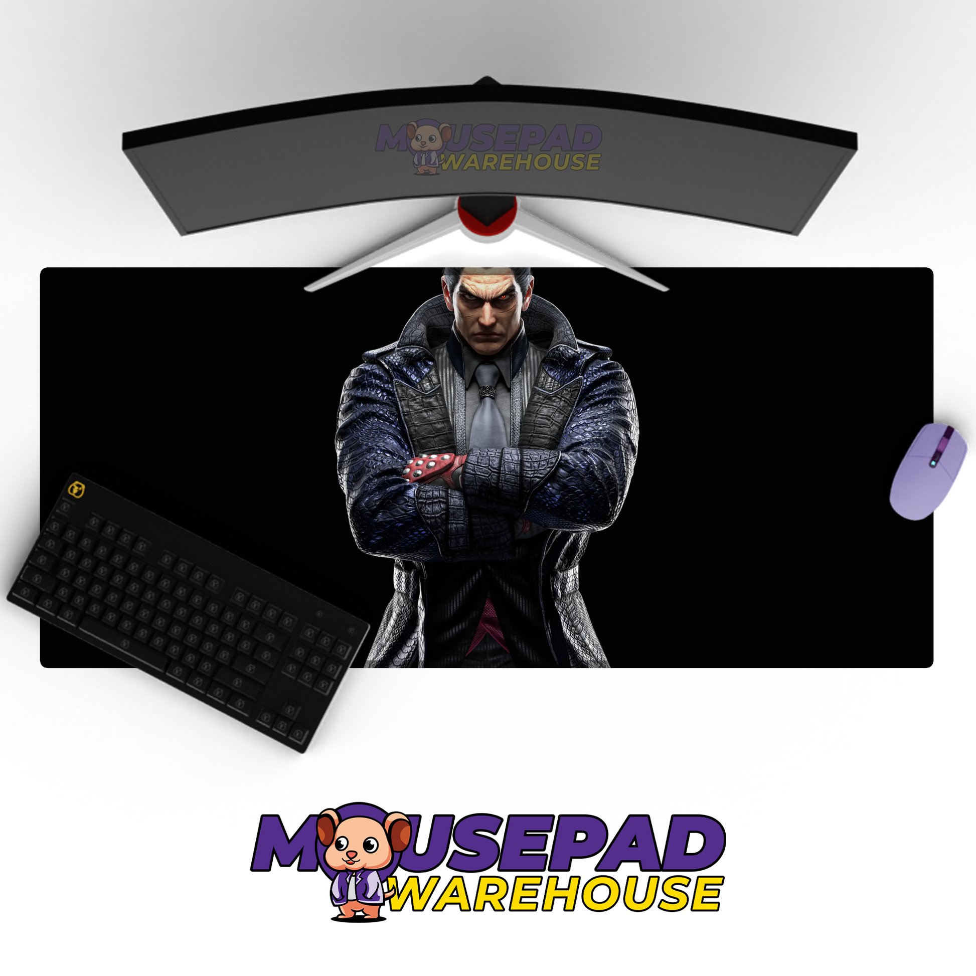 Kazuya Mishima Tekken V3 Mousepad Mockup