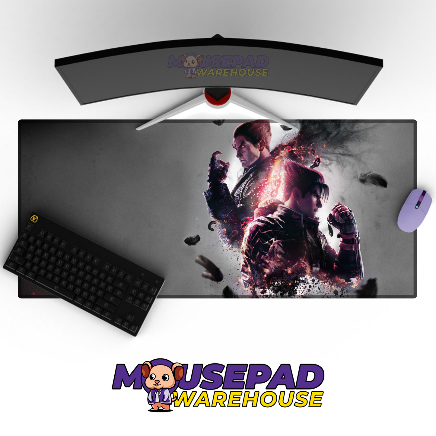 Kazuya Mishima Tekken V4 Mousepad Mockup