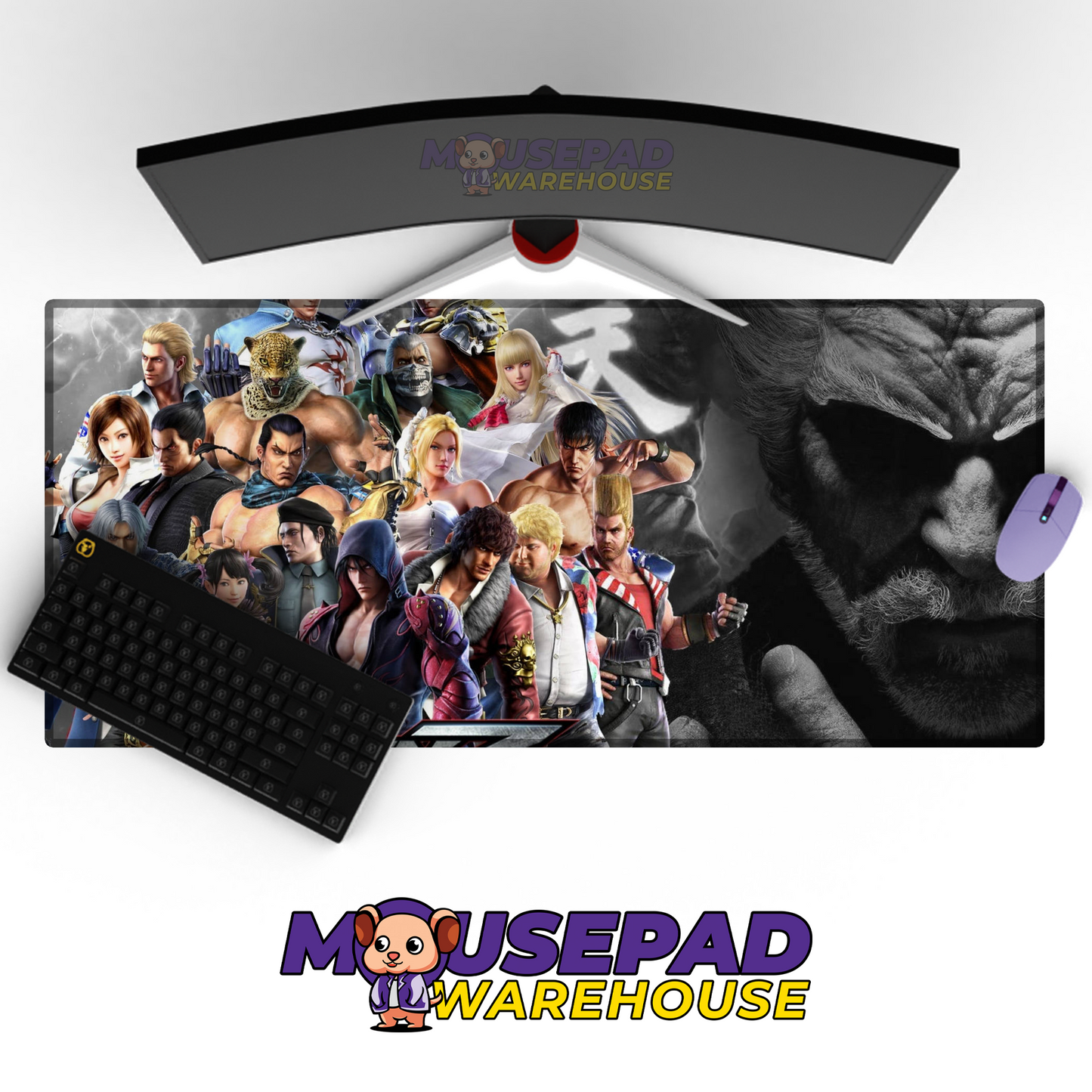 Kazuya Mishima Tekken V5 Mousepad Mockup