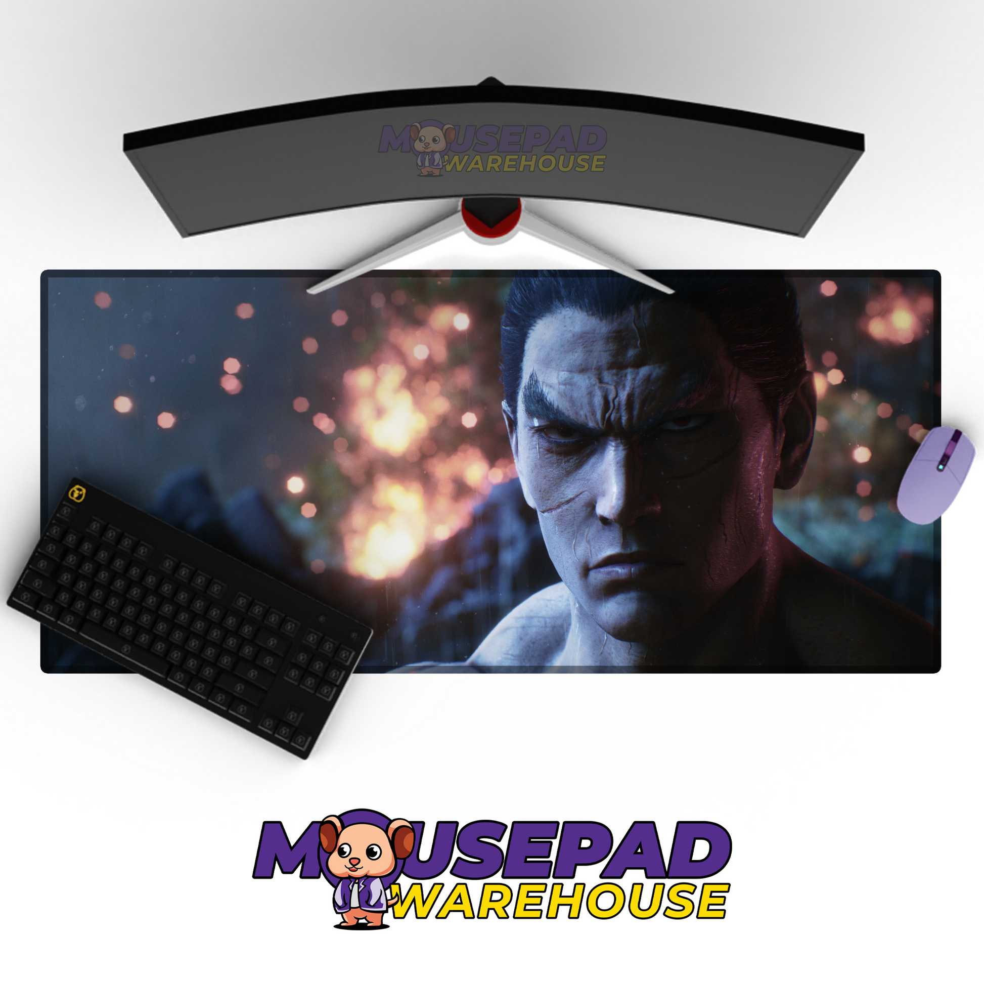 Kazuya Mishima Tekken V6 Mousepad Mockup