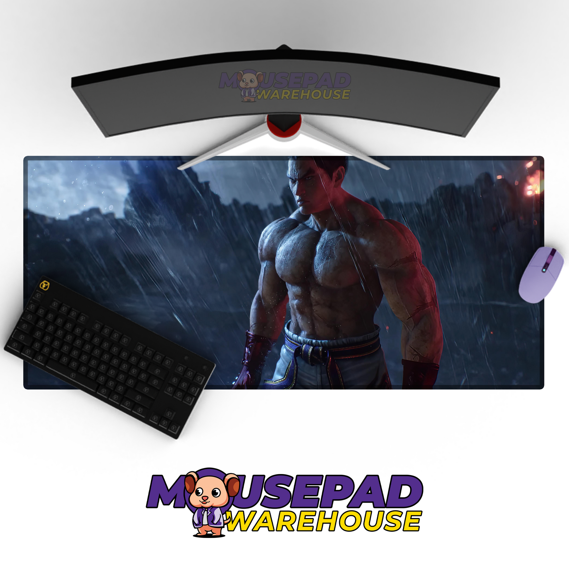 Kazuya Mishima Tekken V7 Mousepad Mockup