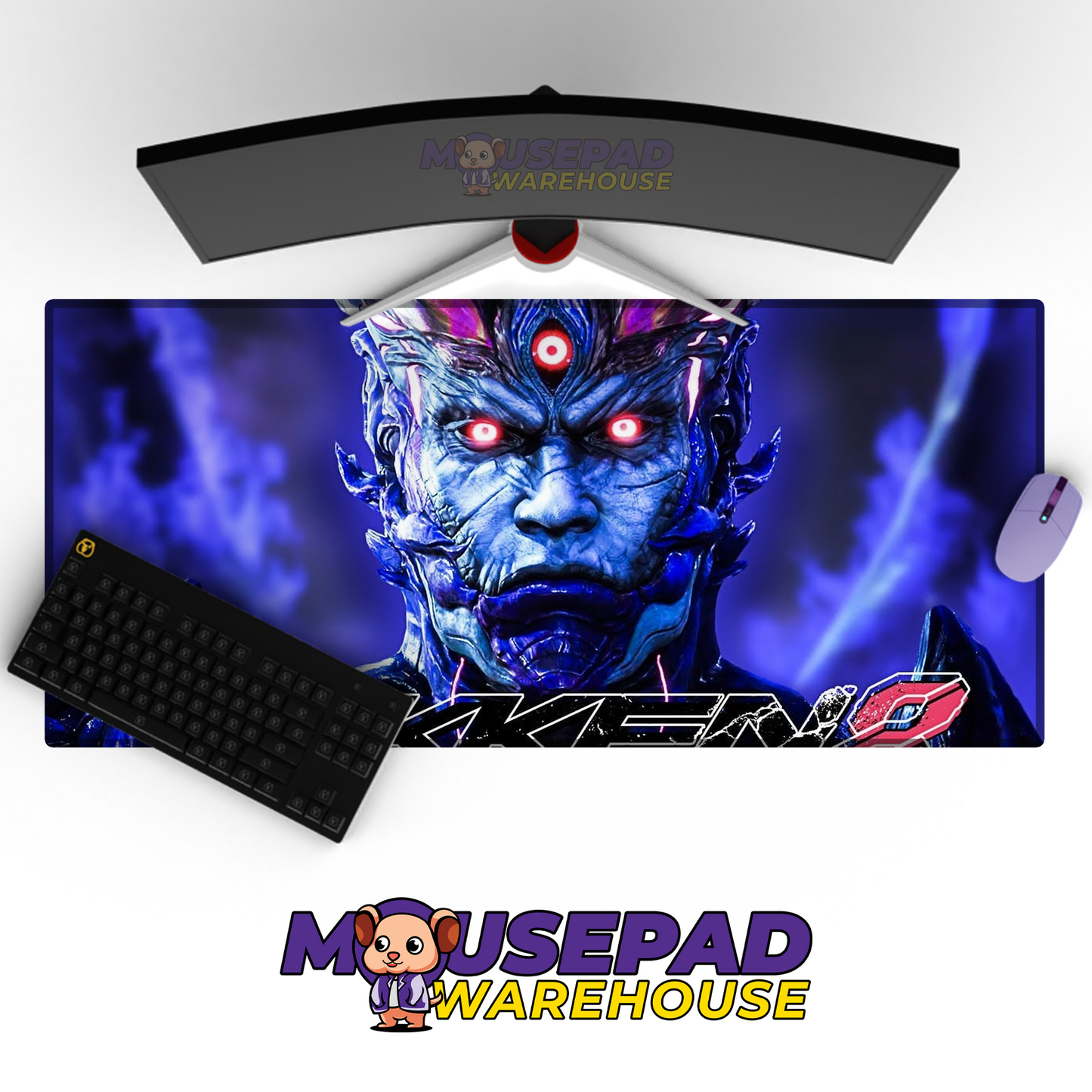 Kazuya Mishima Tekken V9 Mousepad Mockup