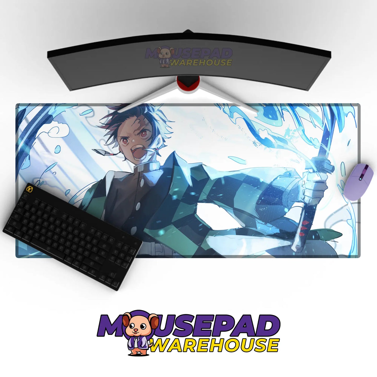 Kimetsu no Yaiba (Demon Slayer) Anime Mousepad 1007548 MousepadWarehouse.com