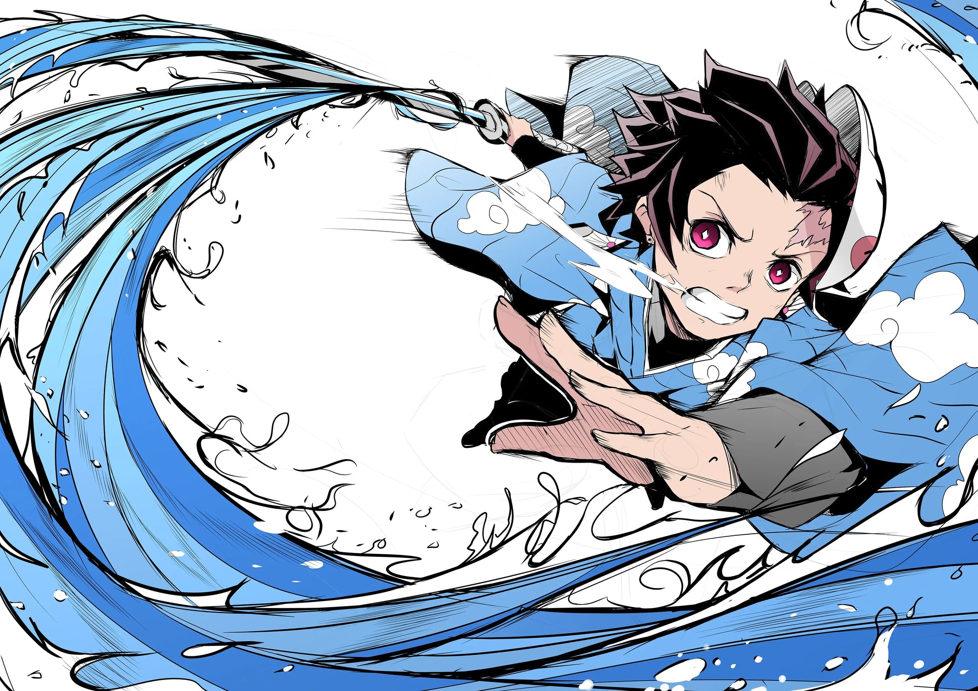 Kimetsu no Yaiba (Demon Slayer) Anime Mousepad 1014461 MousepadWarehouse.com