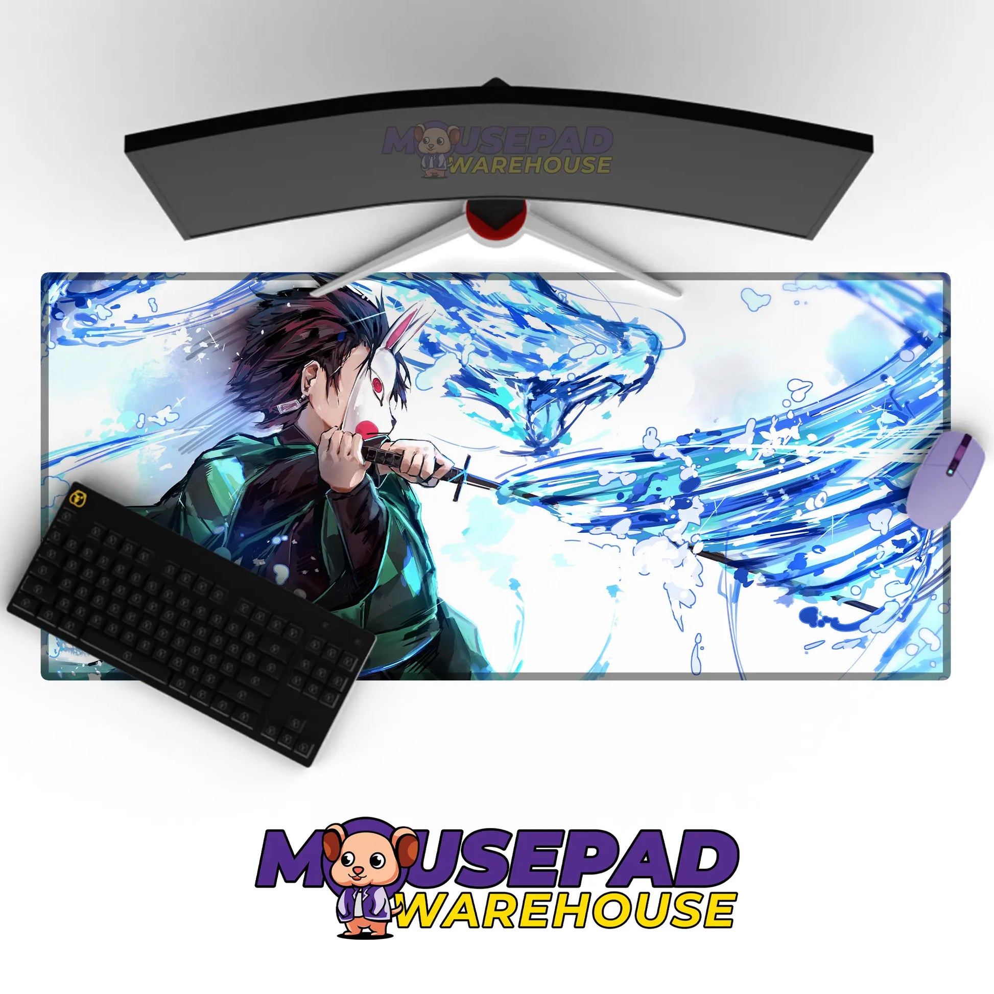 Kimetsu no Yaiba (Demon Slayer) Anime Mousepad 1014466 MousepadWarehouse.com