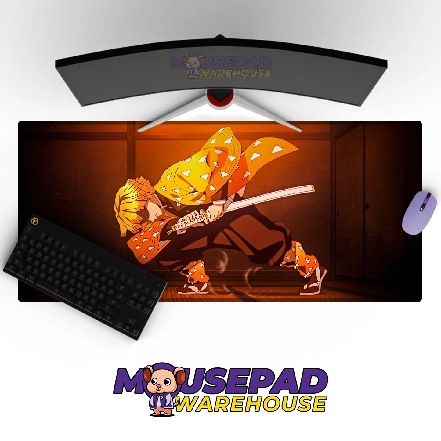 Kimetsu no Yaiba (Demon Slayer) Anime Mousepad 1024473 MousepadWarehouse.com