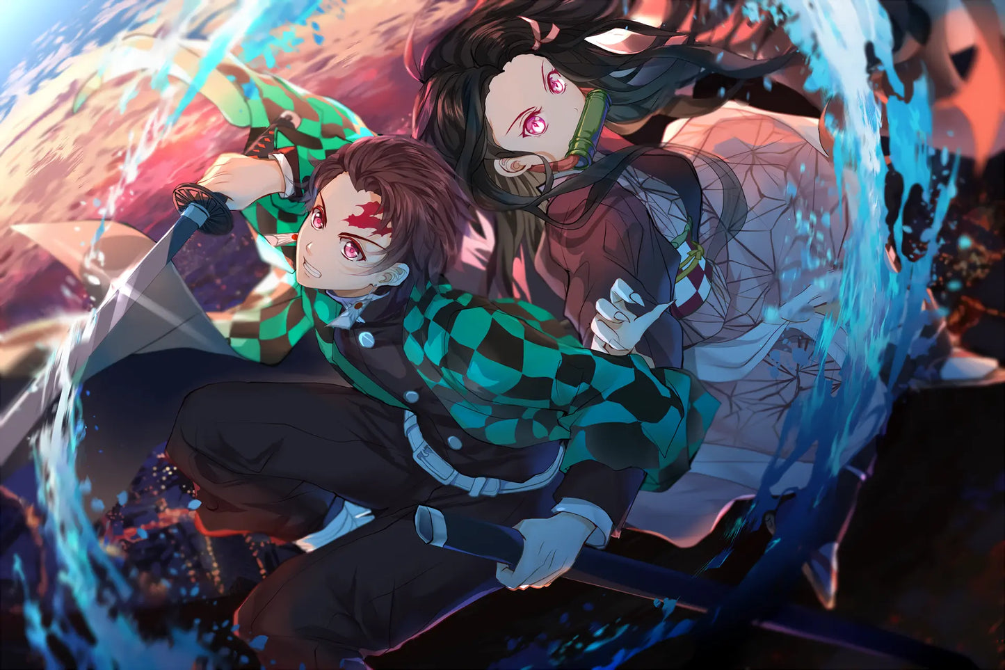 Kimetsu no Yaiba (Demon Slayer) Anime Mousepad 1028306 MousepadWarehouse.com