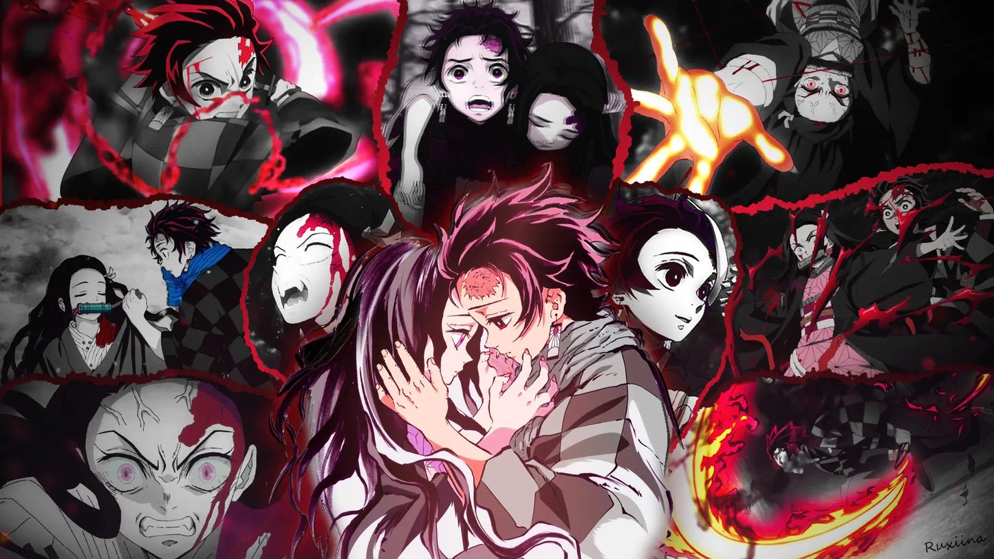 Kimetsu no Yaiba (Demon Slayer) Anime Mousepad 1035095 MousepadWarehouse.com