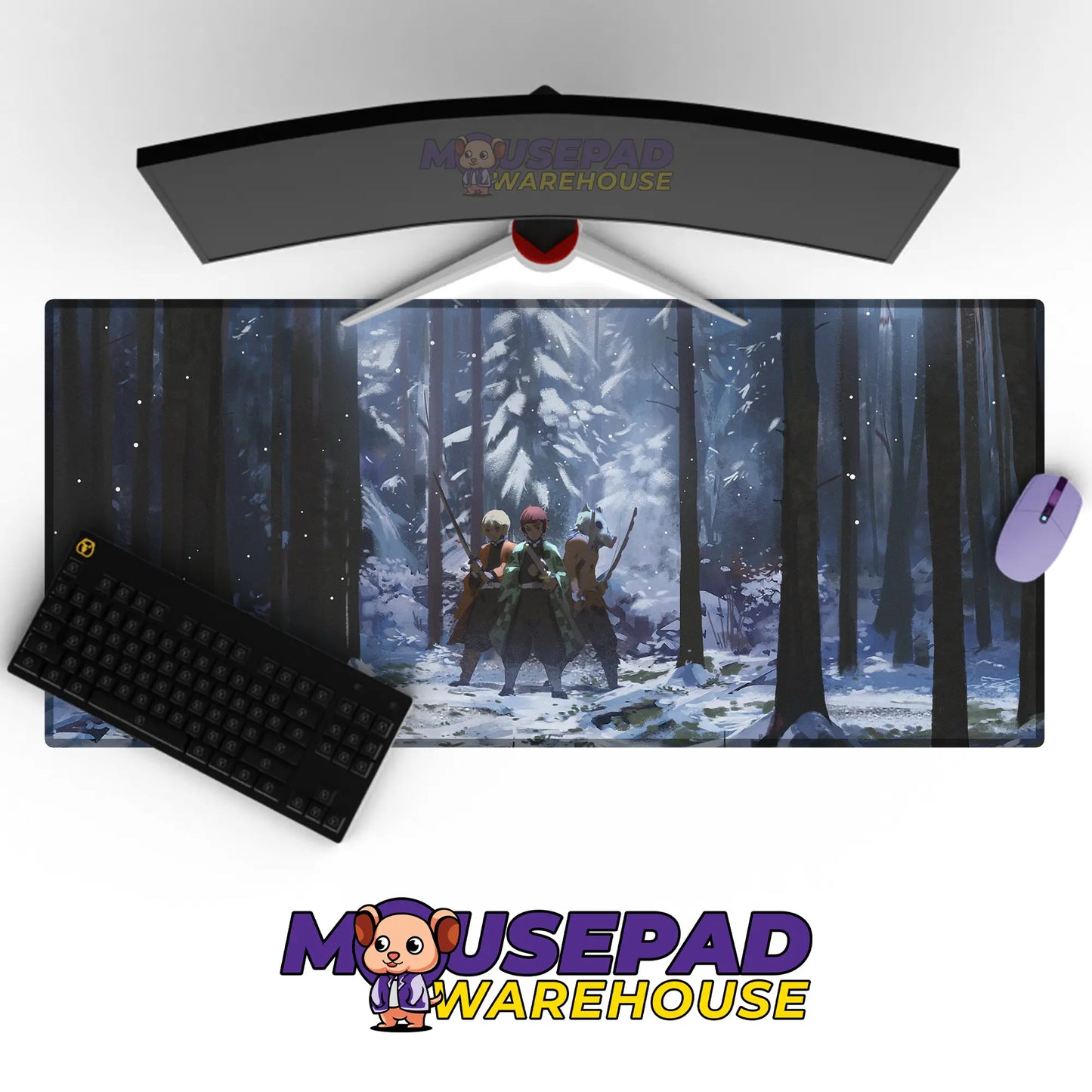 Kimetsu no Yaiba (Demon Slayer) Anime Mousepad 1040035 MousepadWarehouse.com