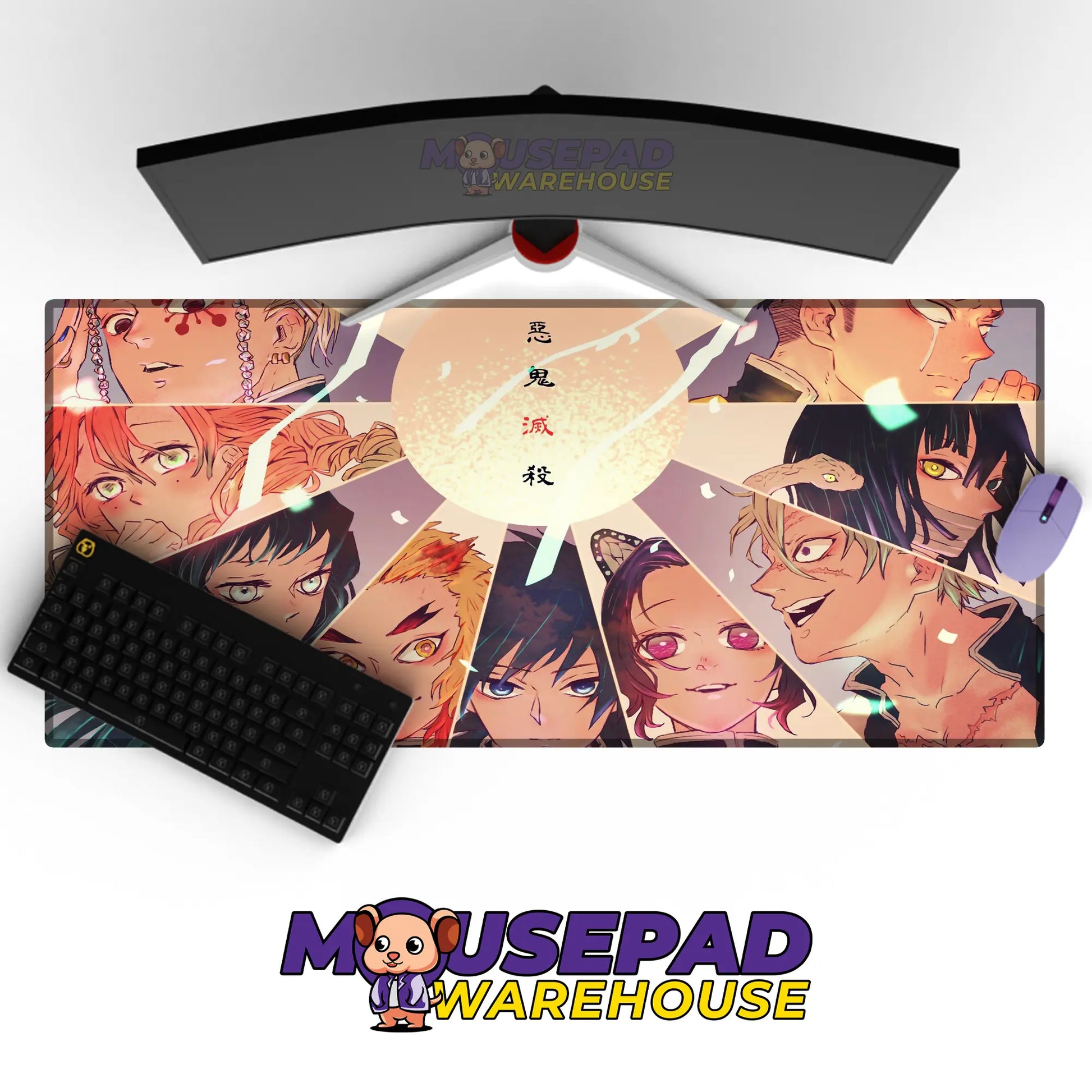 Kimetsu no Yaiba (Demon Slayer) Anime Mousepad 1043004 MousepadWarehouse.com