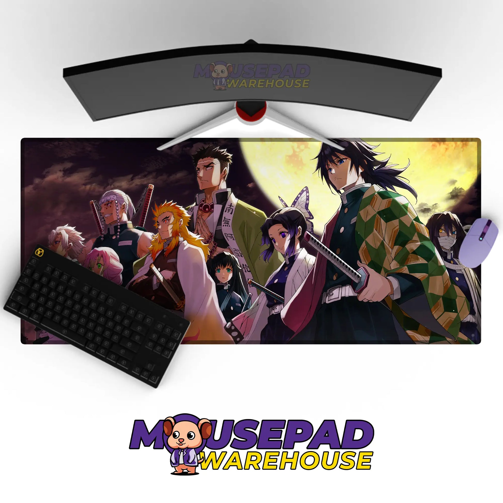 Kimetsu no Yaiba (Demon Slayer) Anime Mousepad 1079551 MousepadWarehouse.com