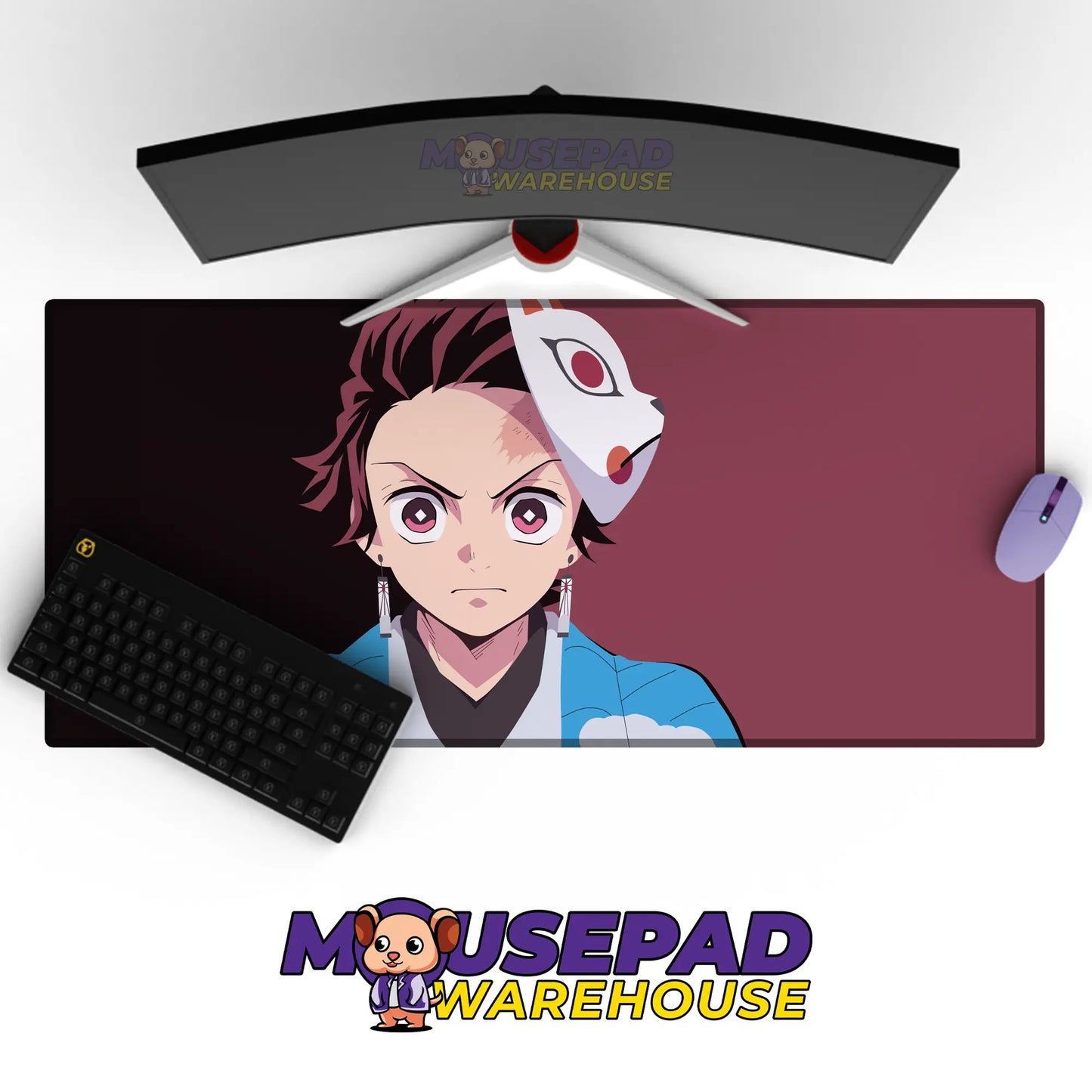 Kimetsu no Yaiba (Demon Slayer) Anime Mousepad 1196638 MousepadWarehouse.com