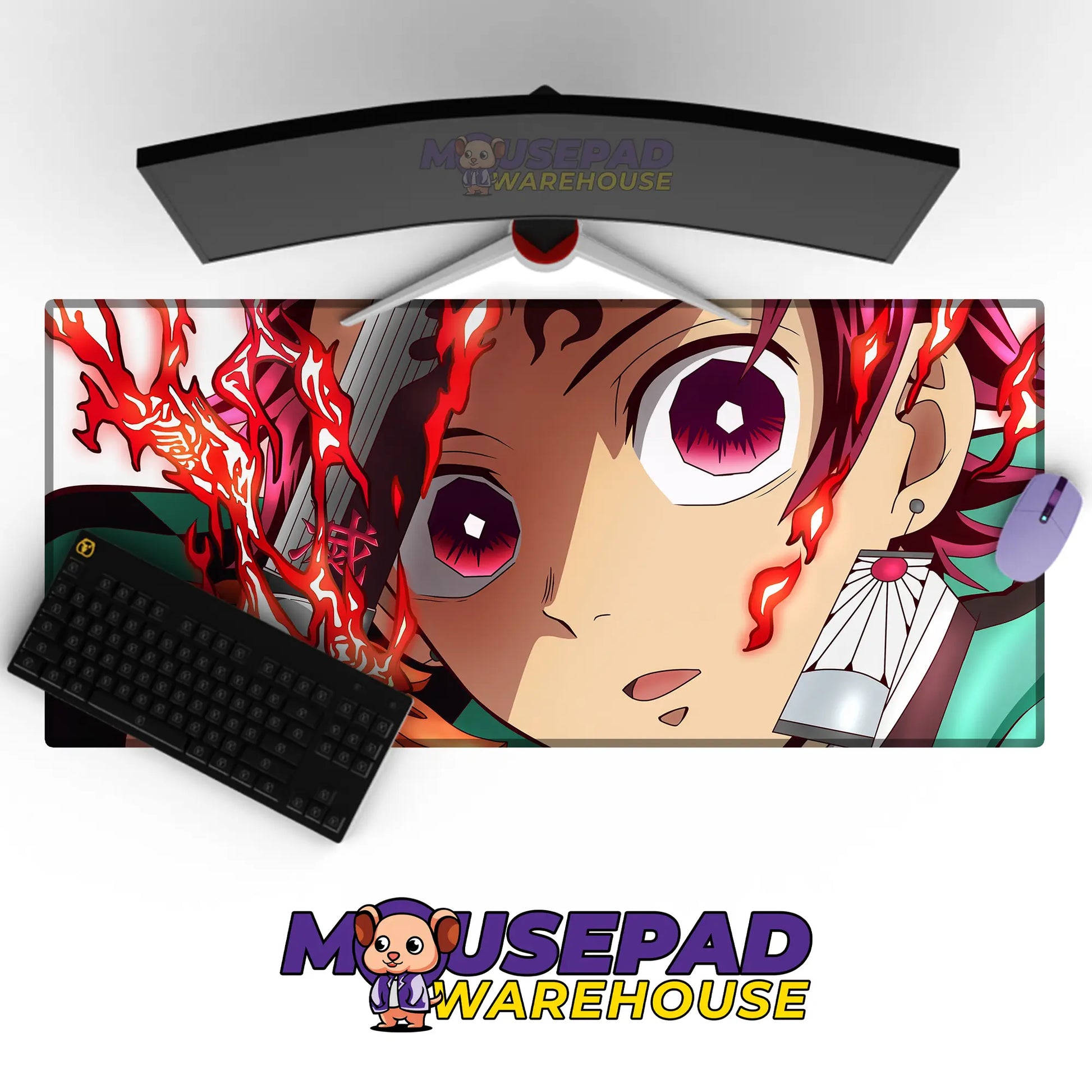 Kimetsu no Yaiba (Demon Slayer) Anime Mousepad 1212007 MousepadWarehouse.com