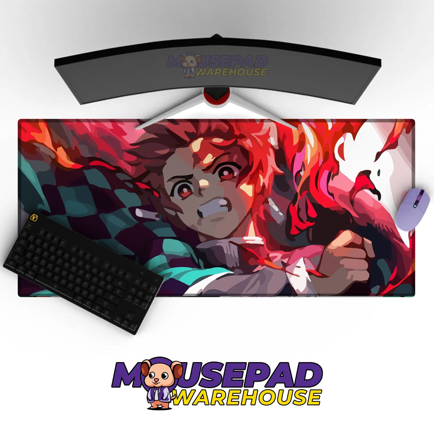 Kimetsu no Yaiba (Demon Slayer) Anime Mousepad 1247674 MousepadWarehouse.com