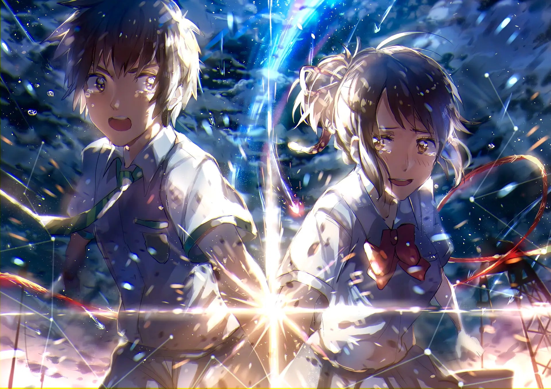 Kimi no Na wa (Your Name.) Anime Mousepad 737490 MousepadWarehouse.com