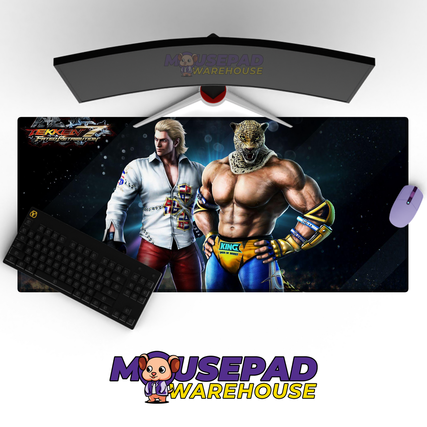 King Tekken V5 Mousepad Mockup