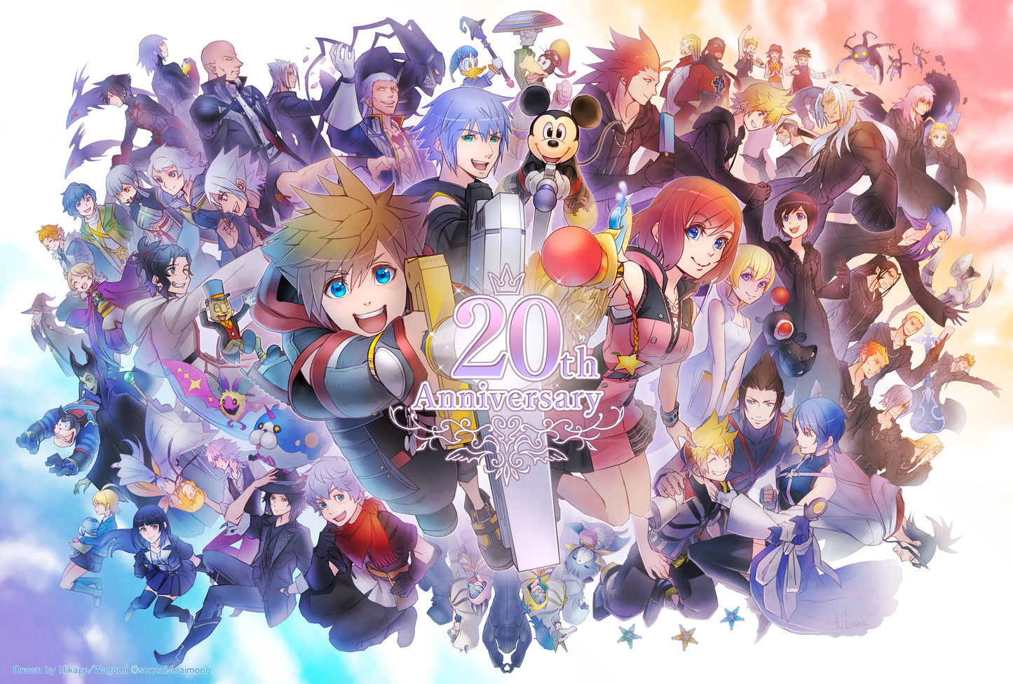 Kingdom Hearts V10 Mousepad