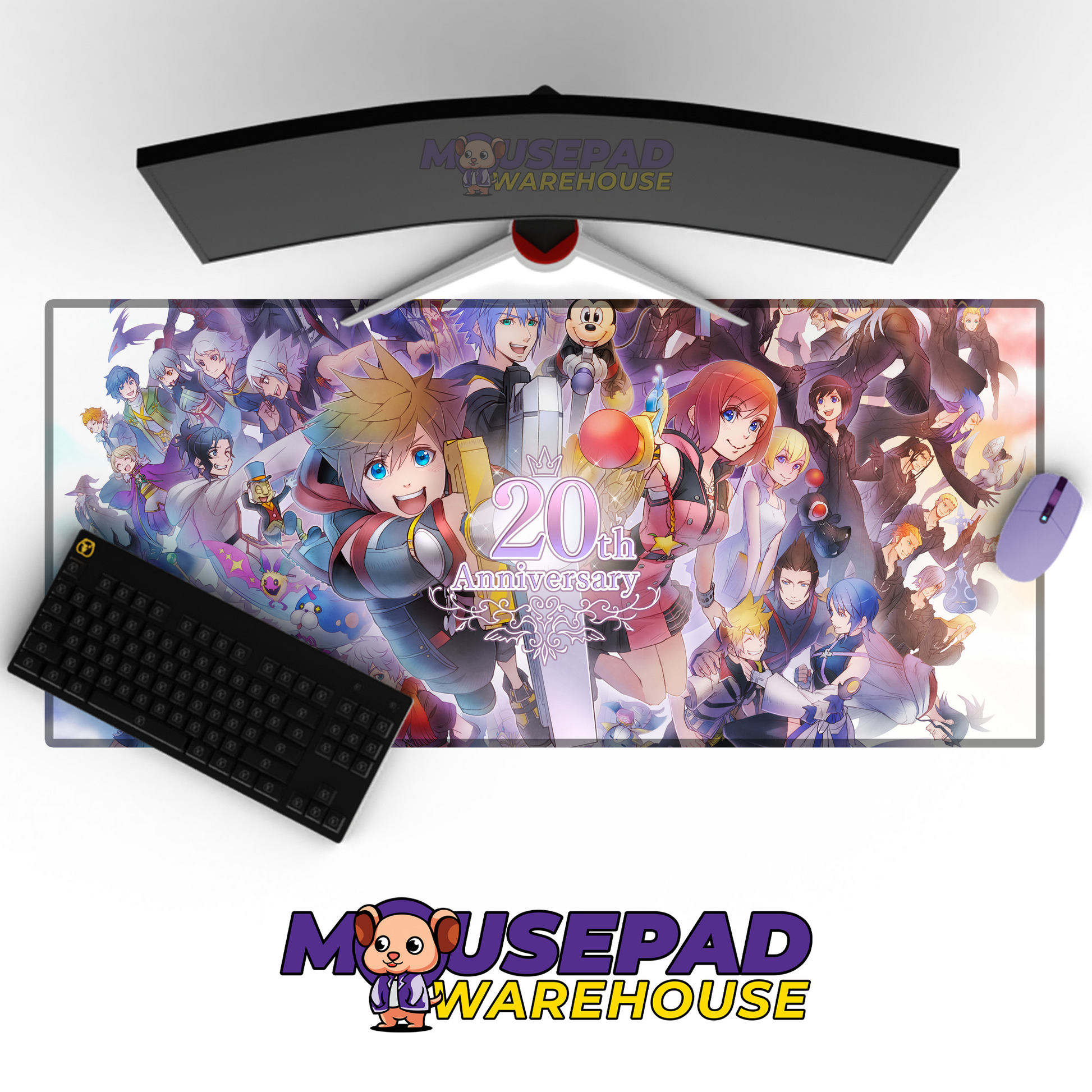 Kingdom Hearts V10 Mousepad Mockup
