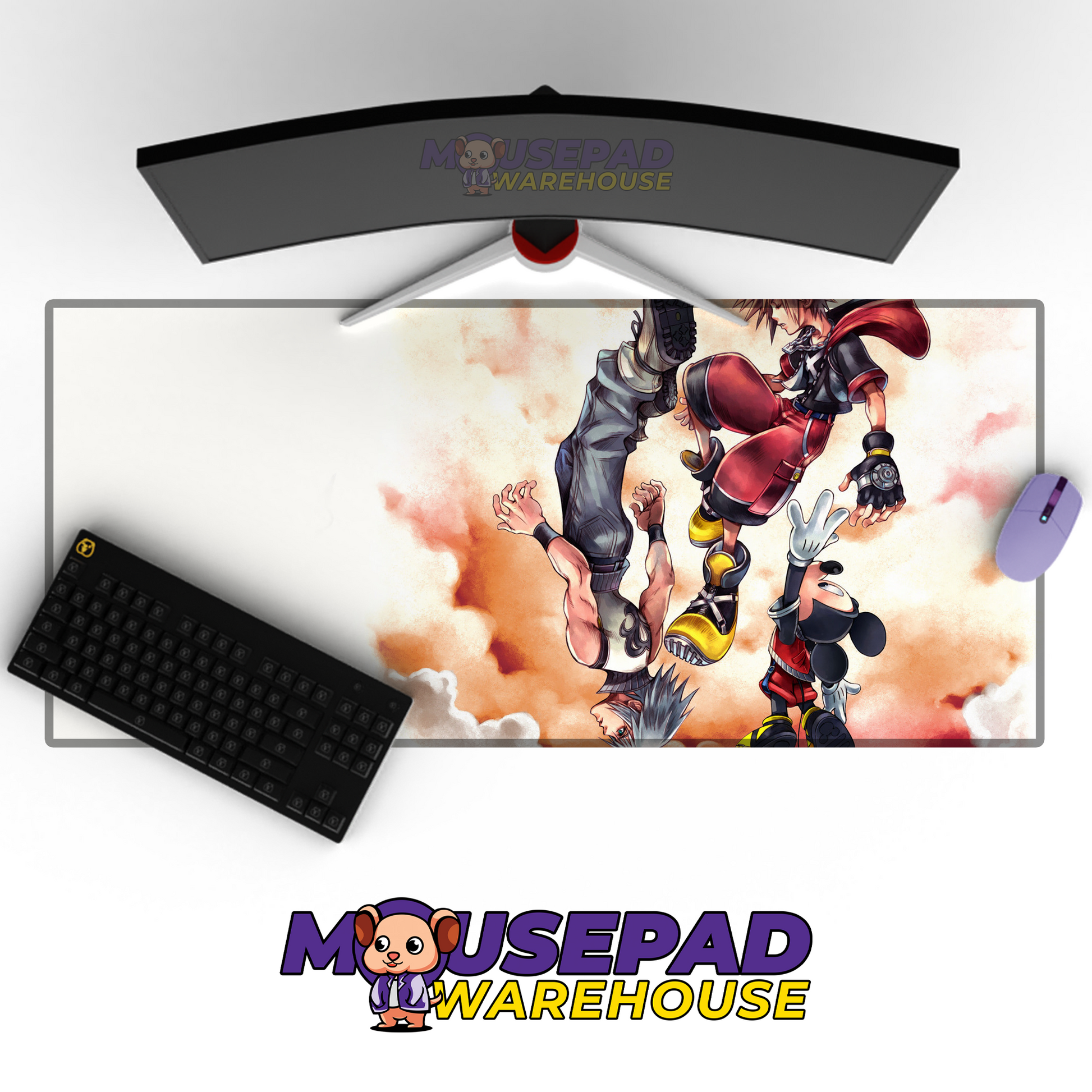Kingdom Hearts V11 Mousepad Mockup