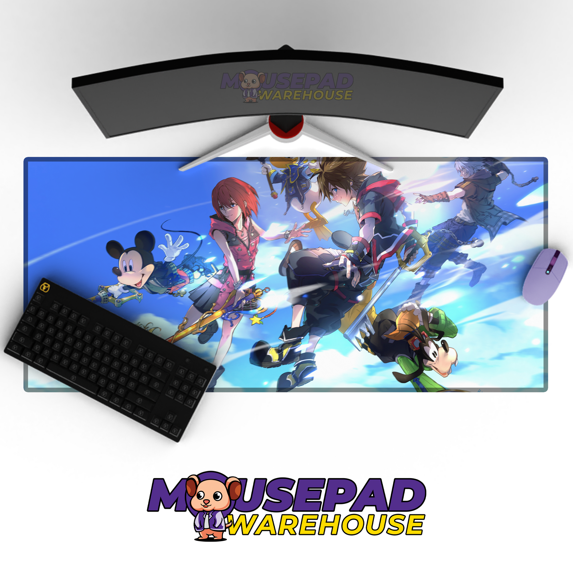 Kingdom Hearts V12 Mousepad Mockup