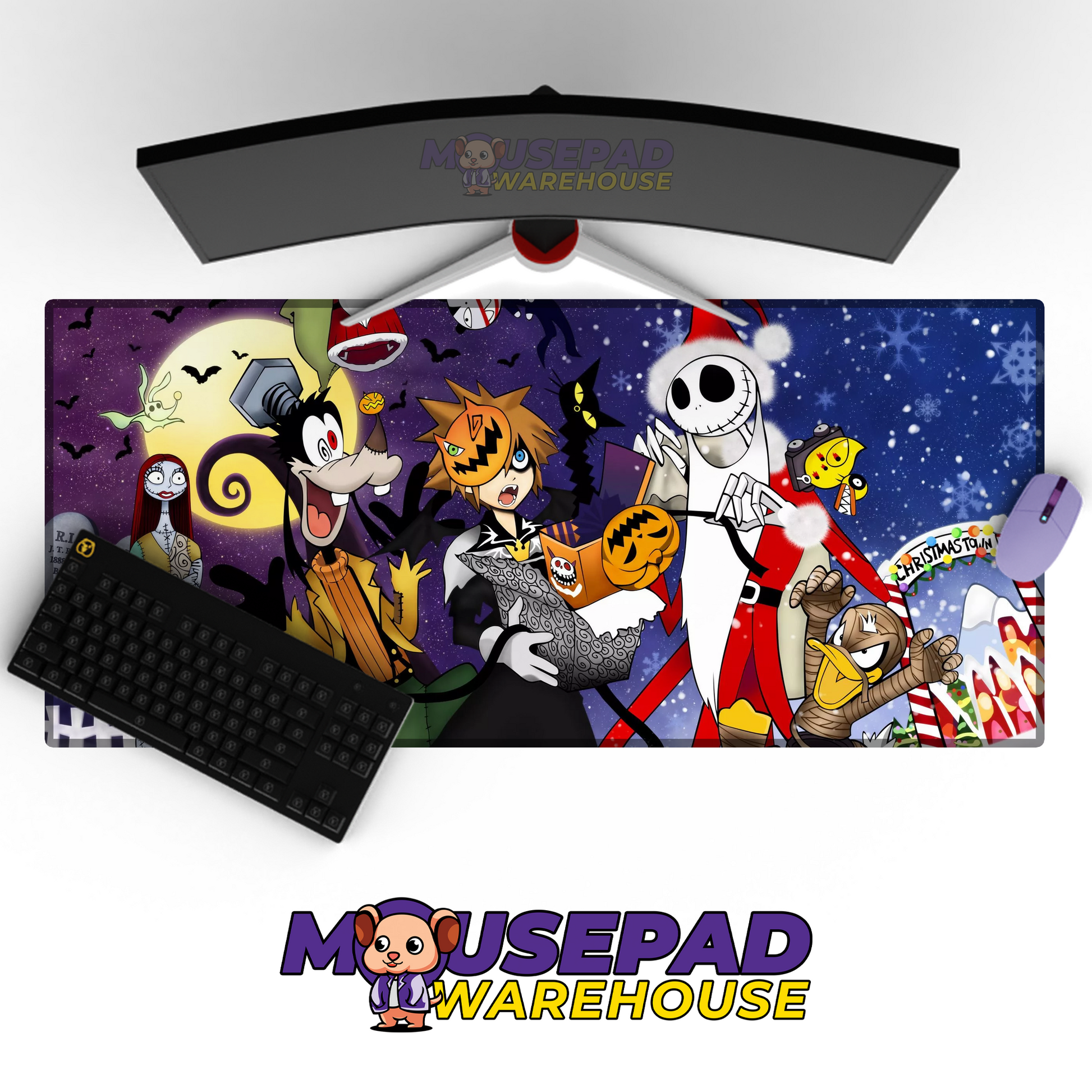 Kingdom Hearts V14 Mousepad Mockup