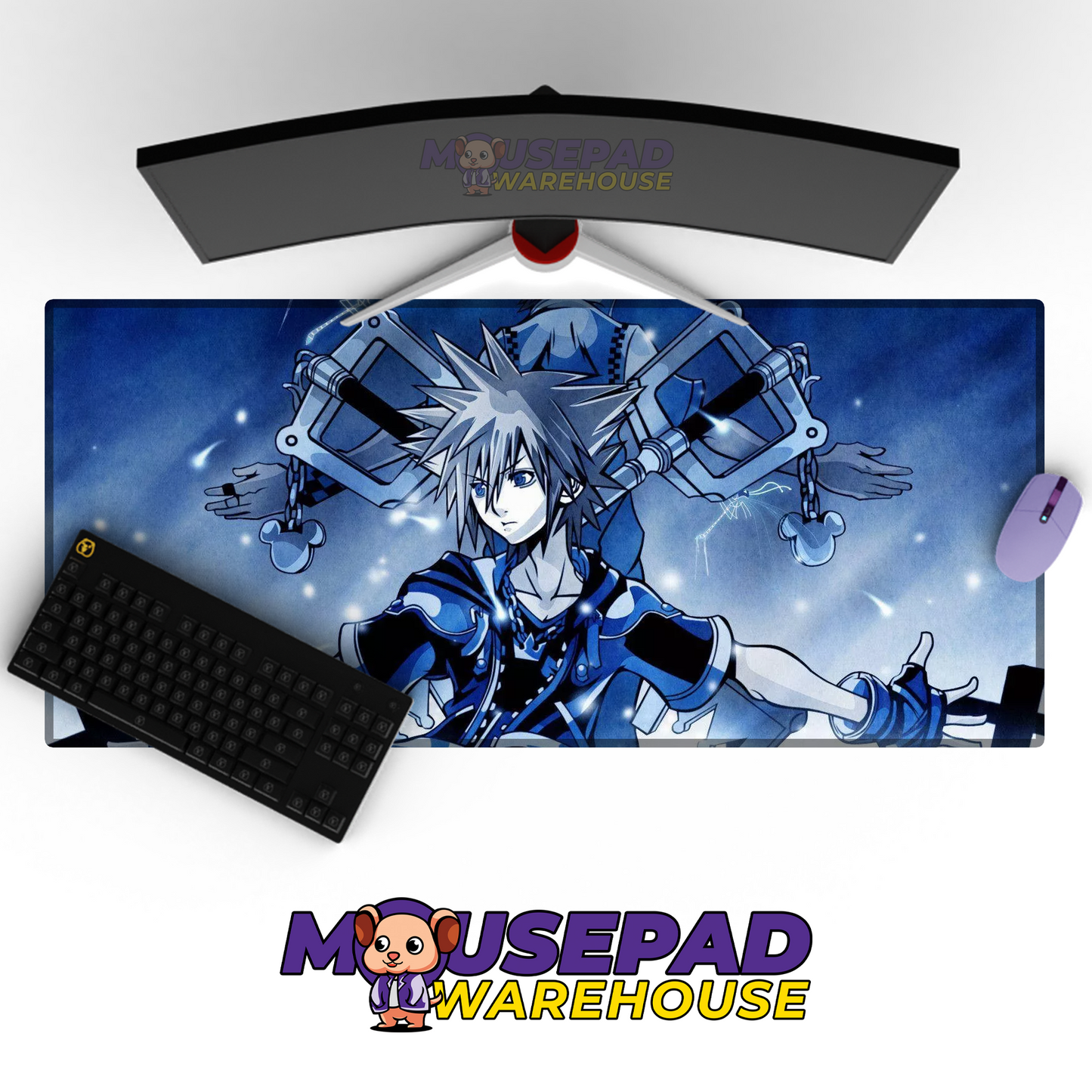 Kingdom Hearts V15 Mousepad Mockup