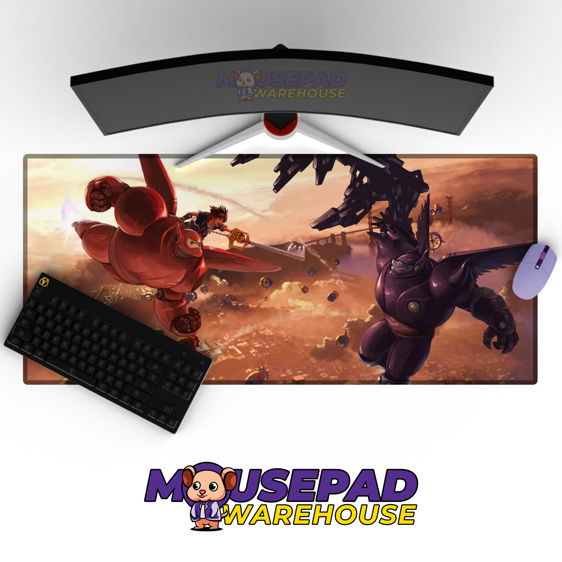 Kingdom Hearts V16 Mousepad Mockup