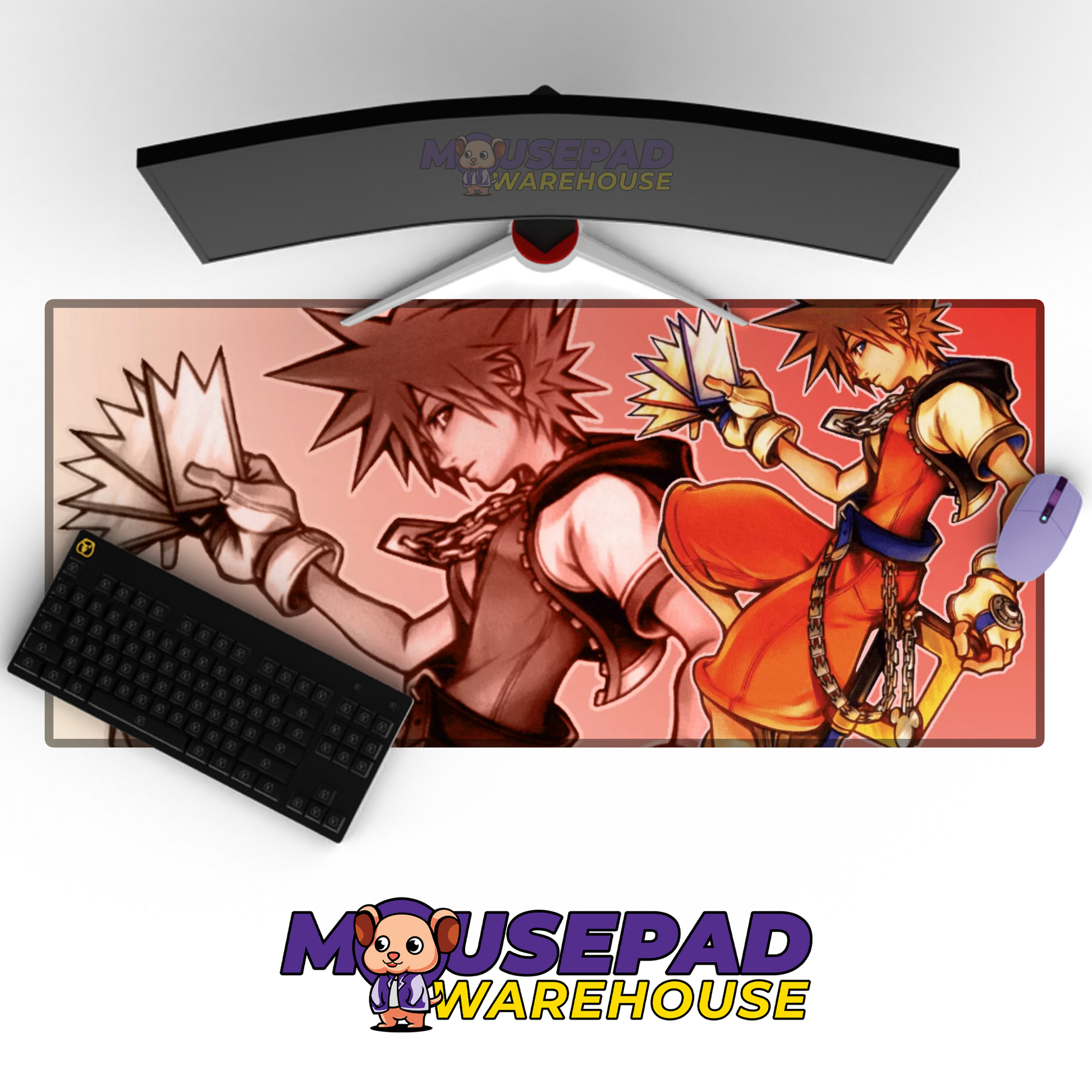 Kingdom Hearts V1 Mousepad Mockup