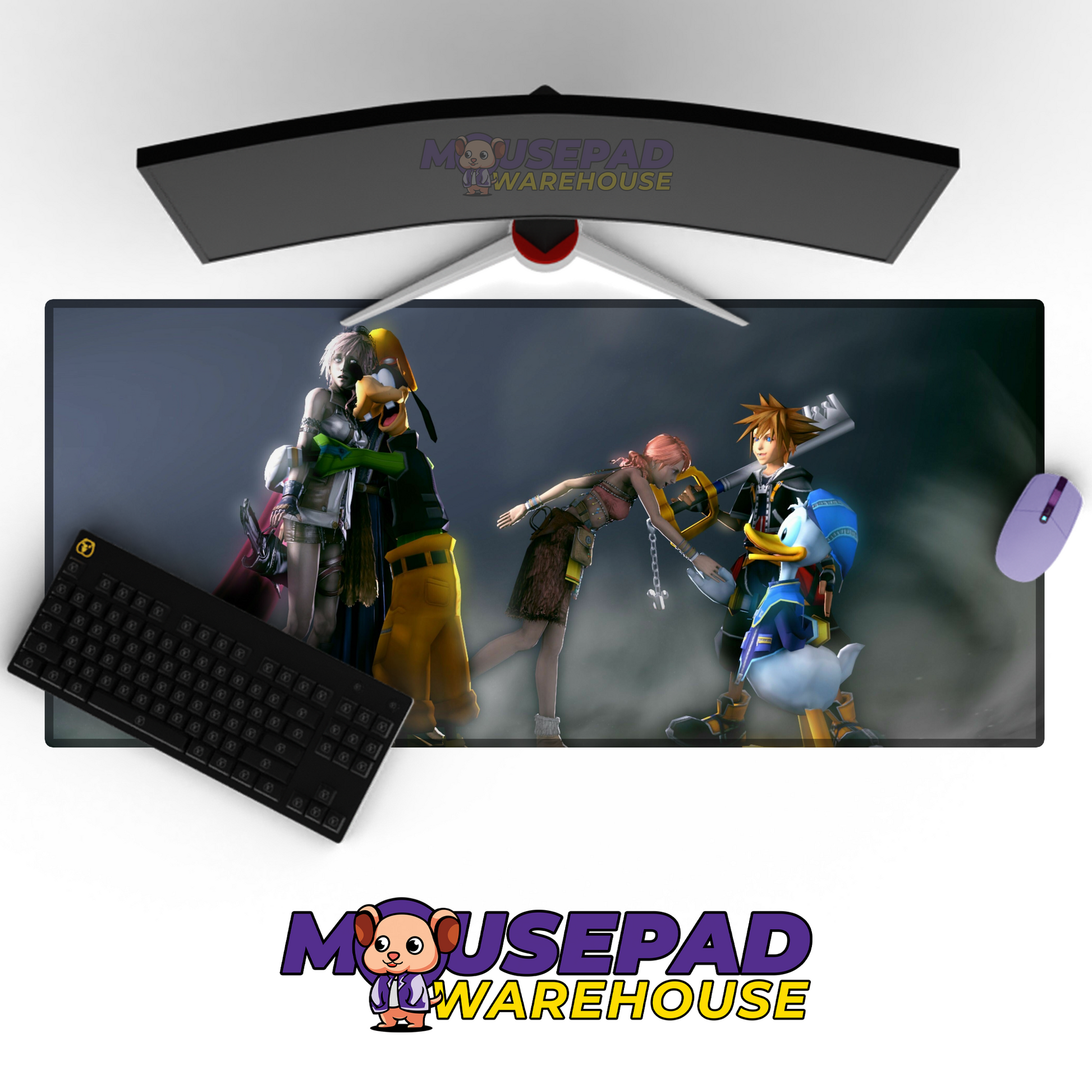 Kingdom Hearts V25 Mousepad Mockup