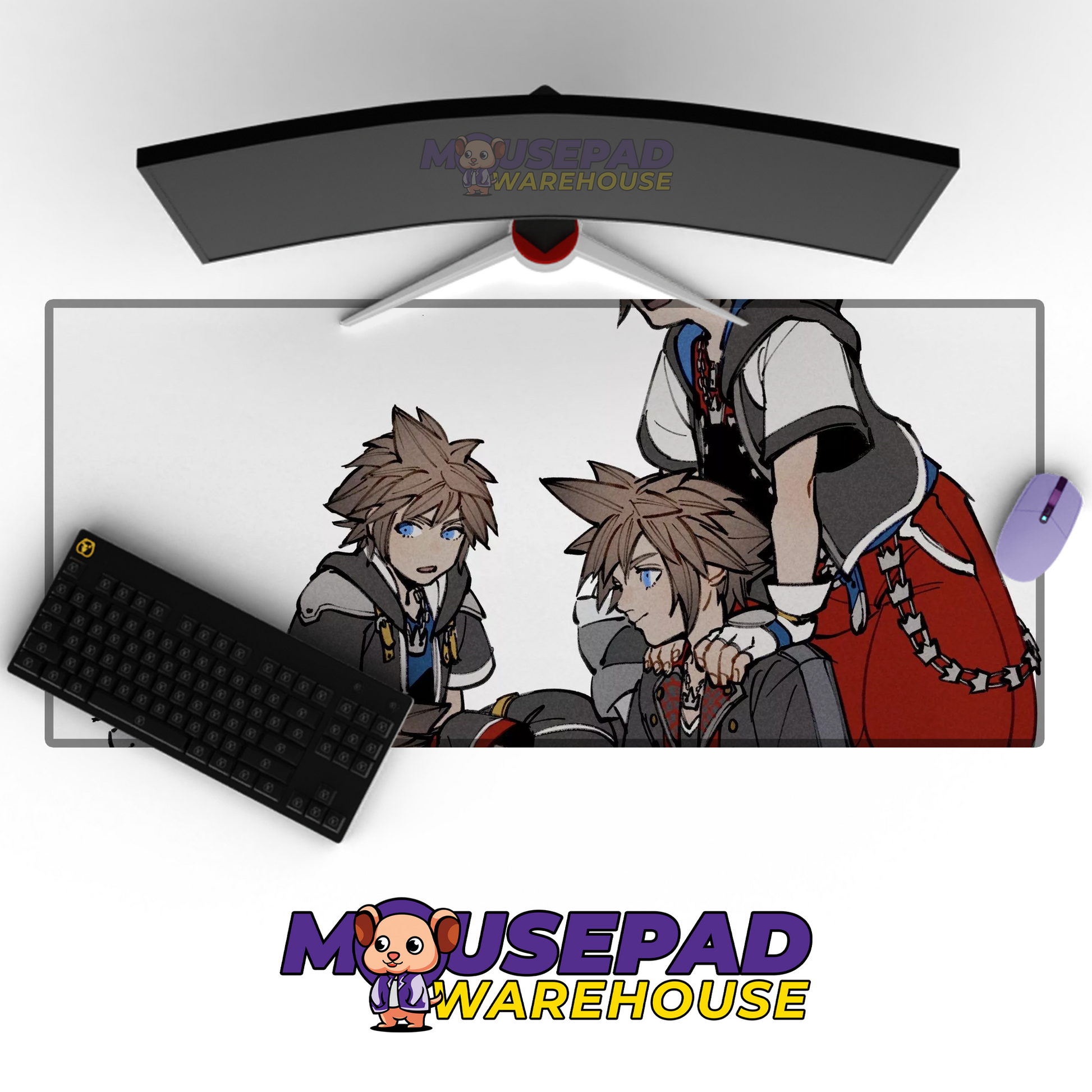 Kingdom Hearts V2 Mousepad Mockup