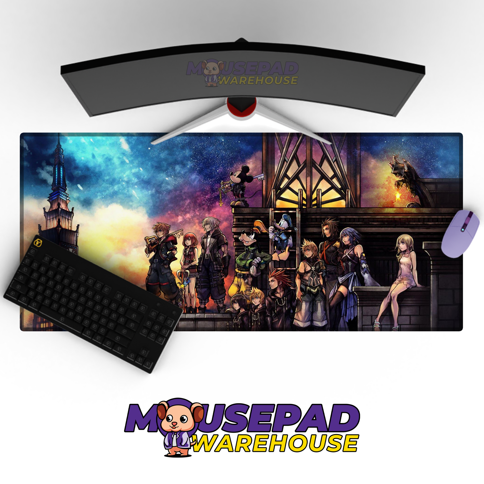 Kingdom Hearts V33 Mousepad Mockup