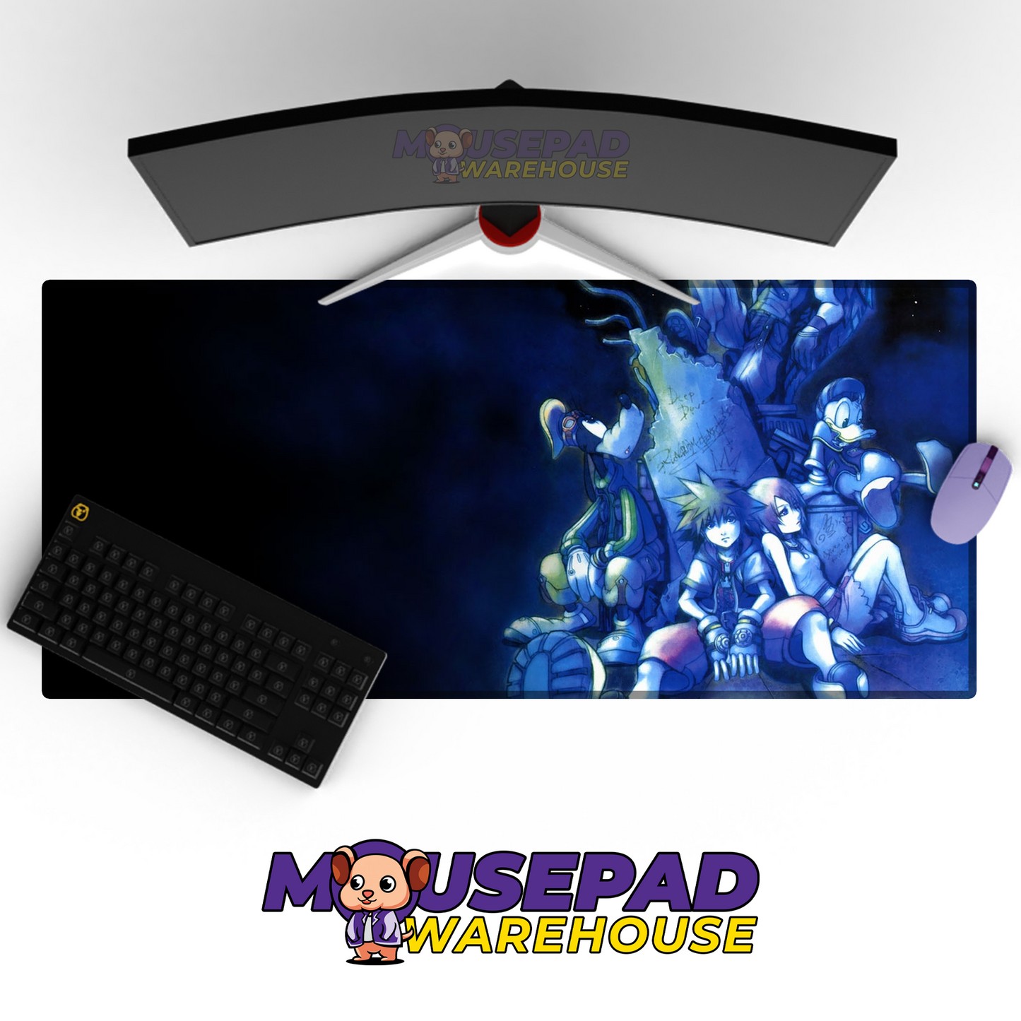 Kingdom Hearts V40 Mousepad Mockup
