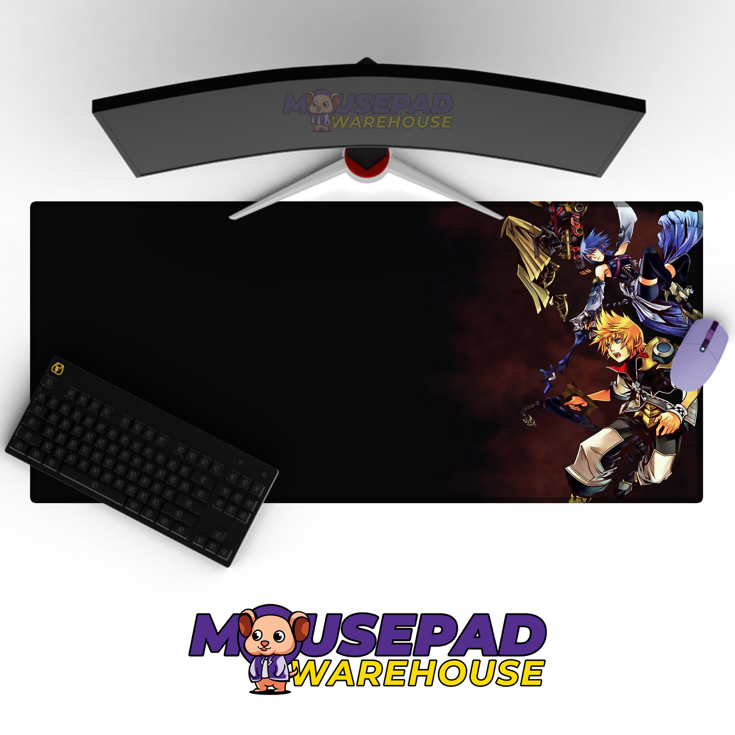 Kingdom Hearts V43 Mousepad Mockup