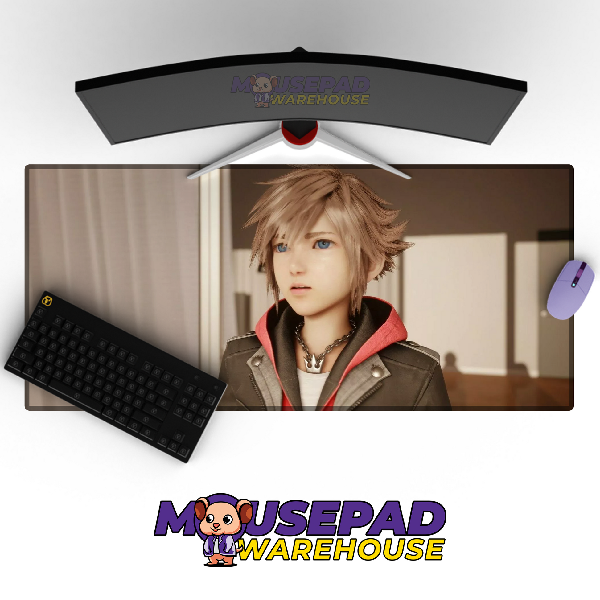 Kingdom Hearts V4 Mousepad Mockup