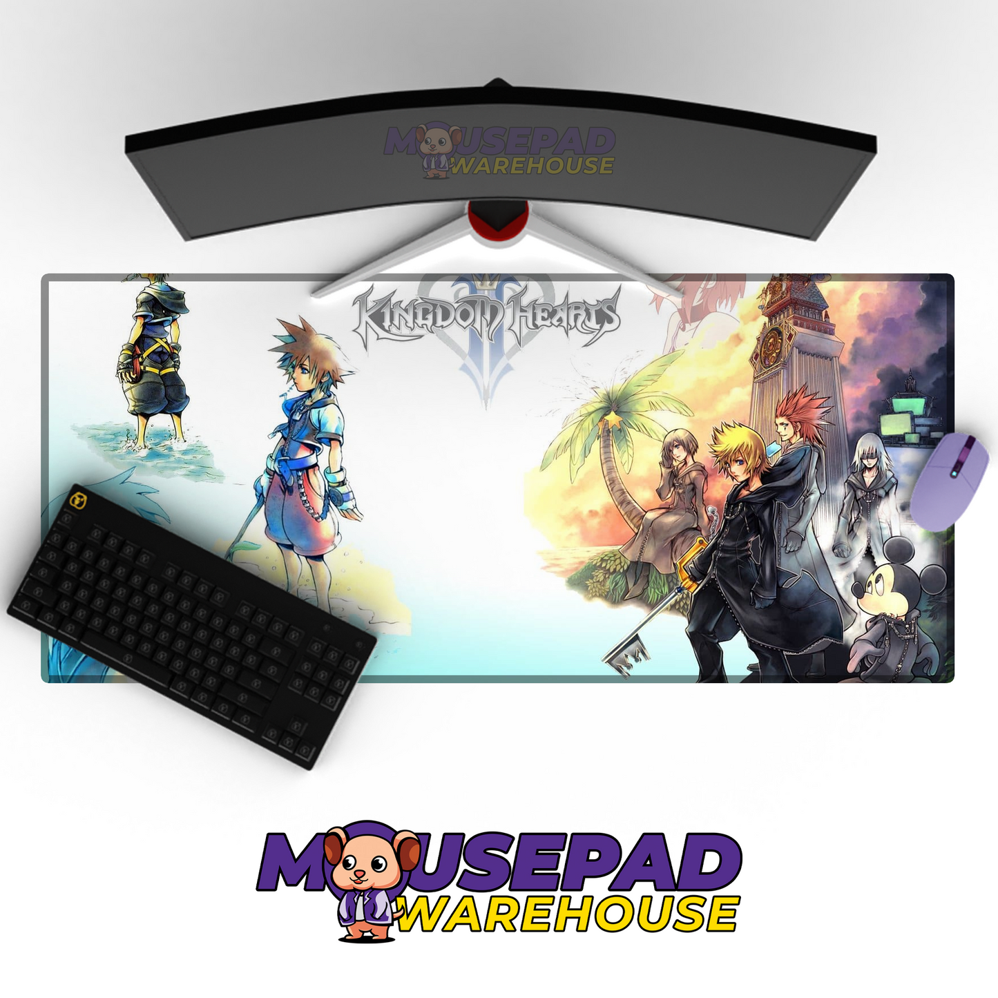 Kingdom Hearts V55 Mousepad Mockup