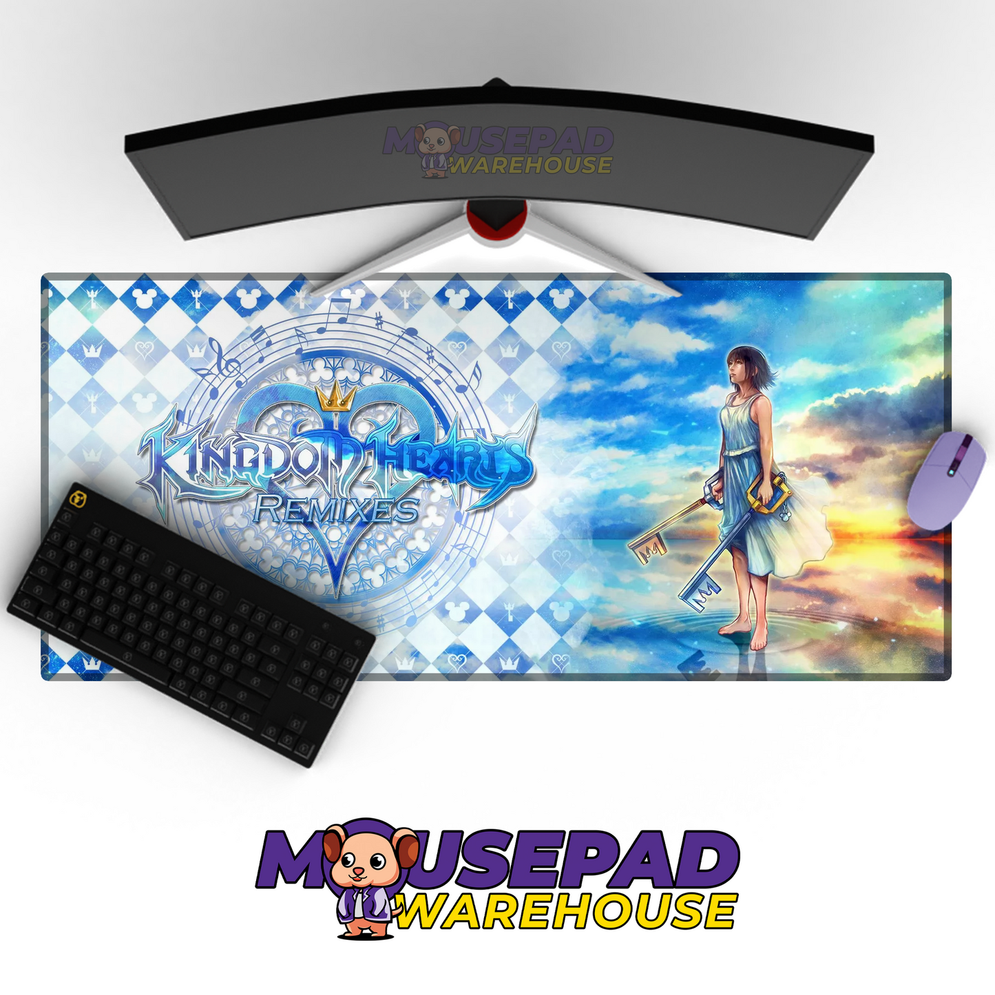 Kingdom Hearts V5 Mousepad Mockup